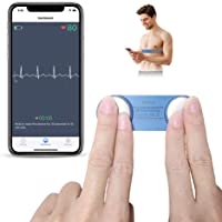 Monitor ECG Portátil- ViATOM Monitor de ECG del Cinturón Torácico- con Bluetooth Aplicación de Movíl para iOS-Android…